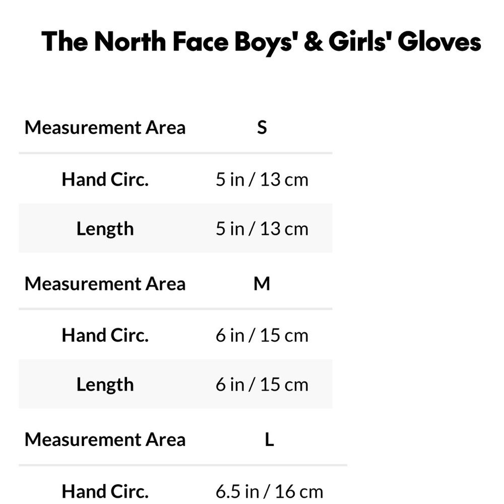 The North Face gloves for kids - Picture 5 of 5
